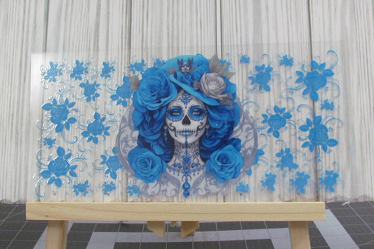 UV DTF WRAPS CATRINA AZUL