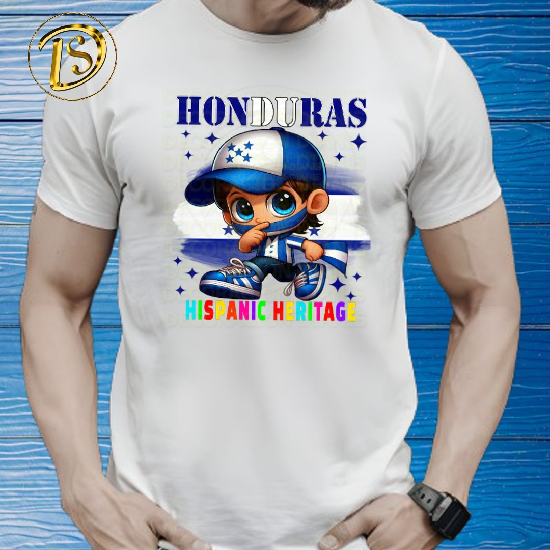 HISPANIC HONDURAS  DTF 11X11