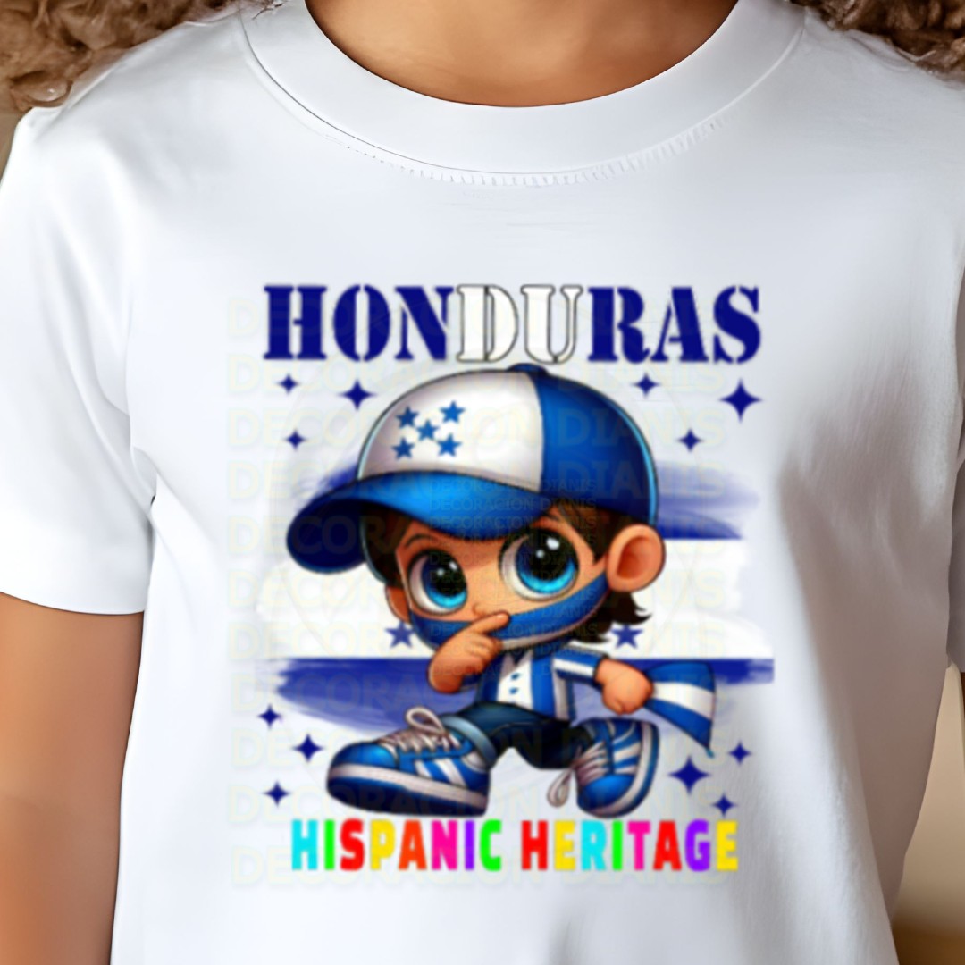 HISPANIC HONDURAS  DTF 11X11