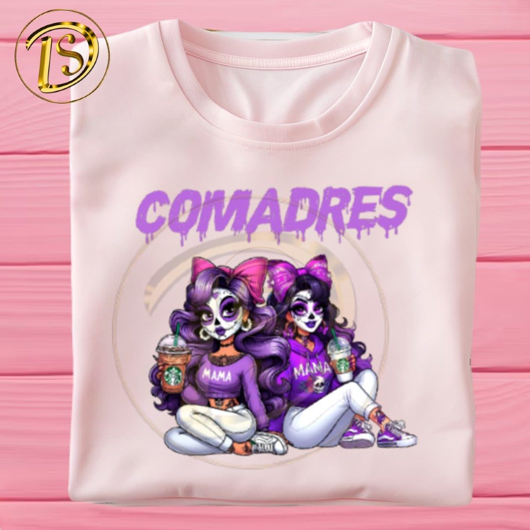 Comadres moradas DTF