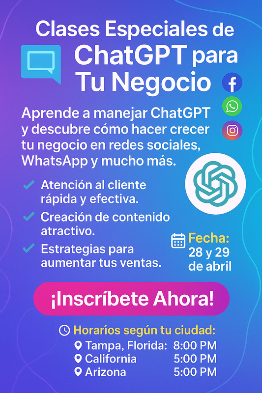 Aprende a usar ChatGPT para Tu Negocio